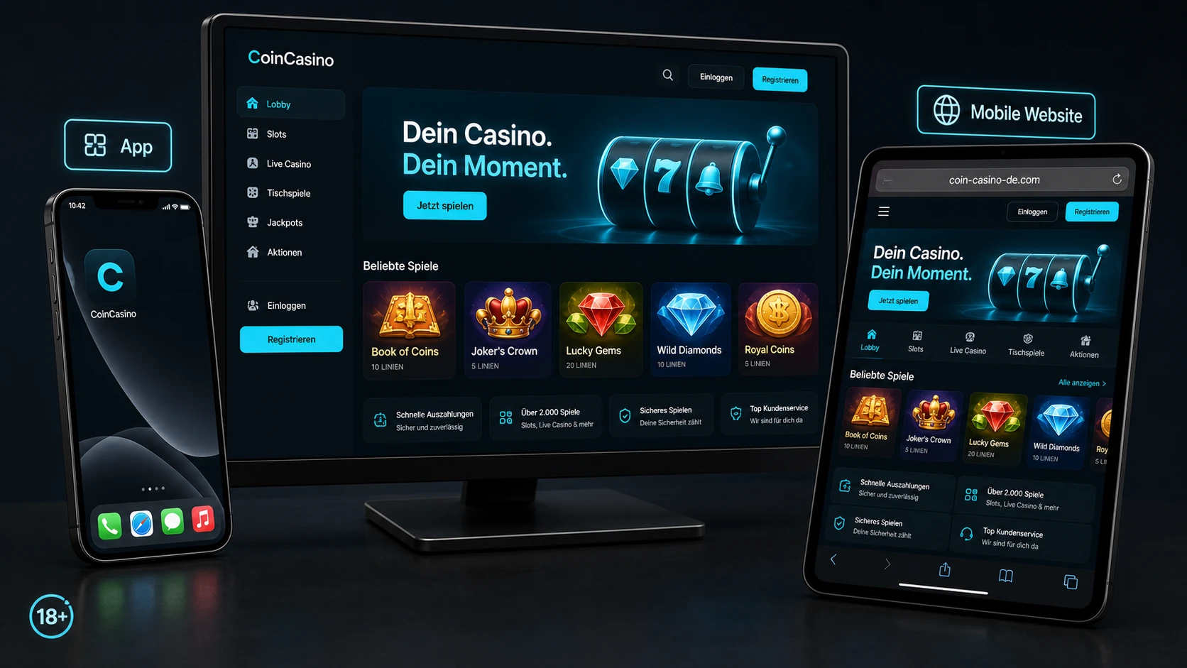 Gibt es eine CoinCasino App?