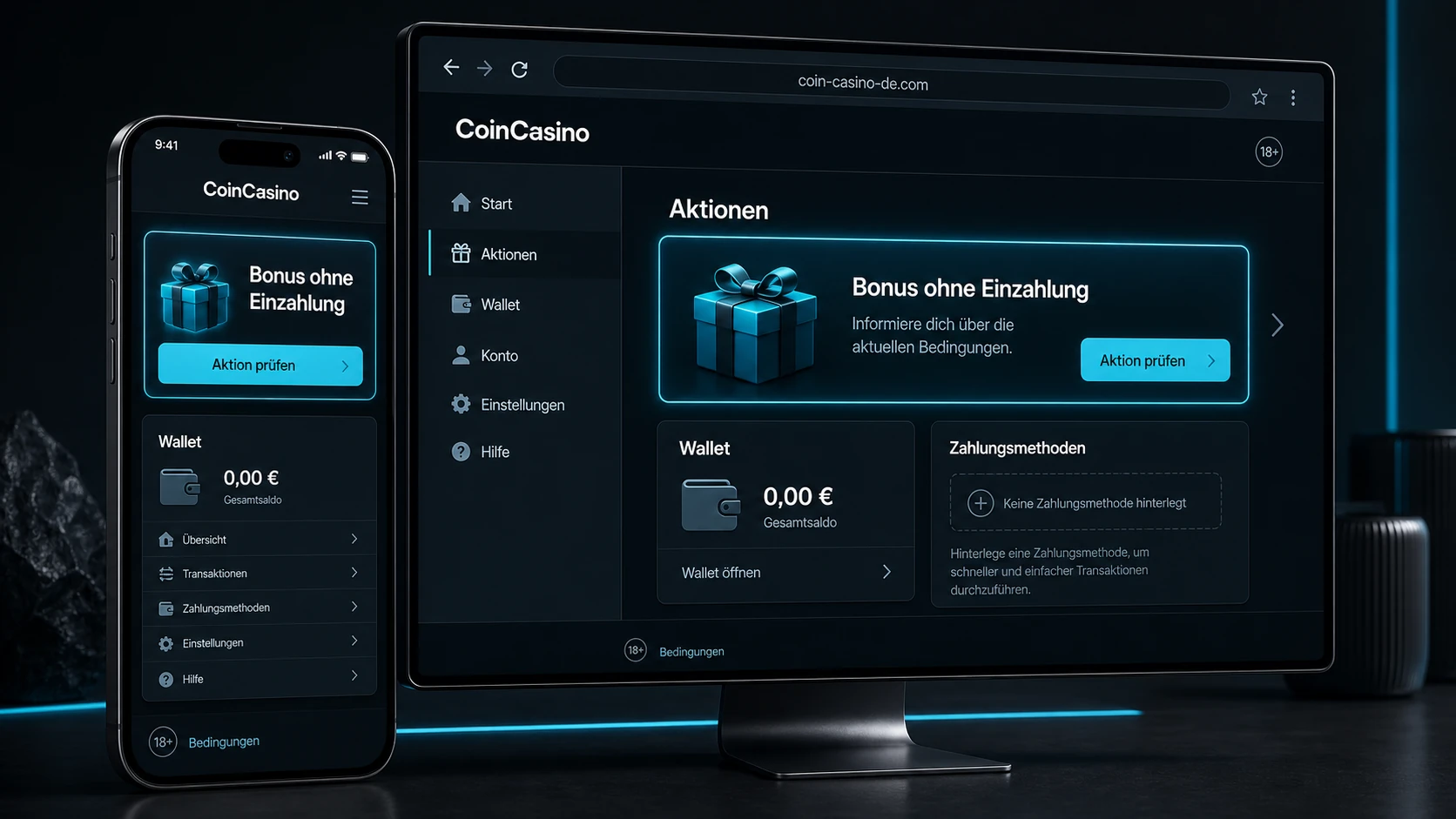CoinCasino Bonus ohne Einzahlung